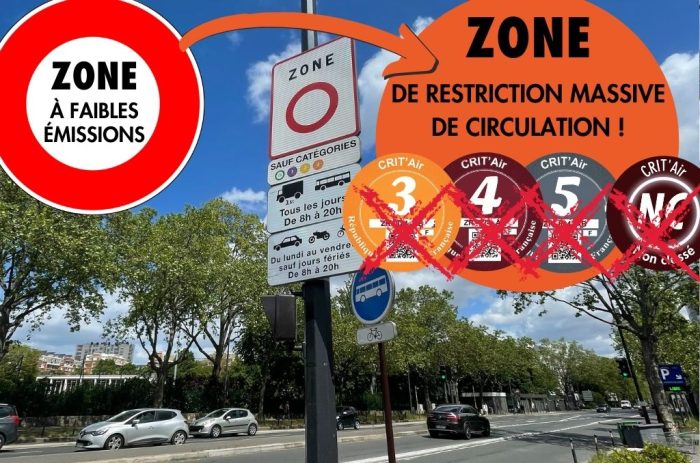 Près de 280 000 véhicules bientôt bannis des ZFE en France