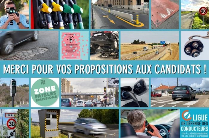Suppression du permis à points, 150 km/h sur autoroute, gratuité des péages… Vos propositions aux candidats