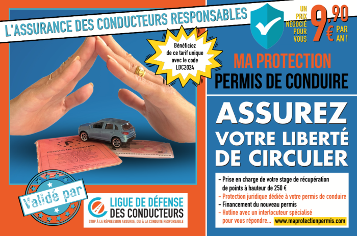 La Ligue de Défense des Conducteurs se mobilise pour protéger vos points de permis