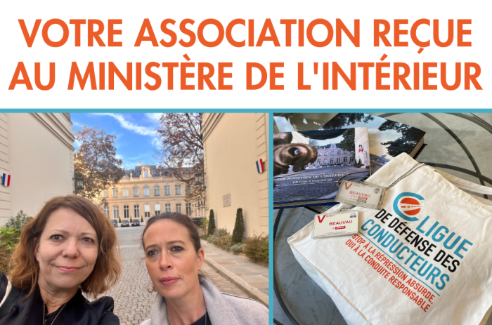 Votre association au ministère de l’Intérieur : face à l’entêtement anti-vitesse du gouvernement, le combat doit continuer !