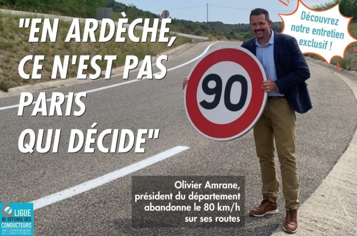 Retour du 90 km/h sur le réseau secondaire : « En Ardèche, ce n’est pas Paris qui décide »