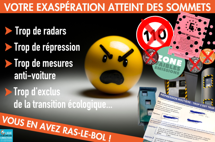 Répression tous azimuts : votre exaspération atteint des sommets