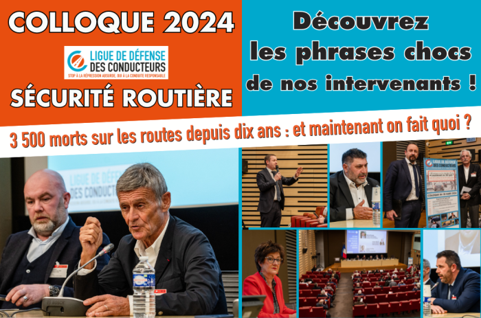 Colloque de la LDC : un électrochoc pour la sécurité routière