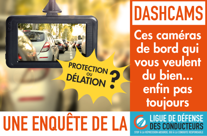 Caméras de bord : futures armes de délation massive ?