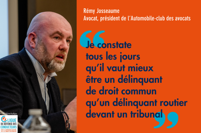 Répression routière : « Je constate tous les jours qu’il vaut mieux être un délinquant de droit commun qu’un délinquant routier devant un tribunal»